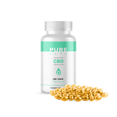 CBD Capsules (25mg/Capsule)