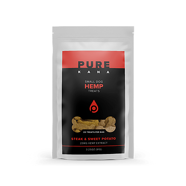 Purkana Small Dog Steak & Sweet Potatoes Hemp Treats